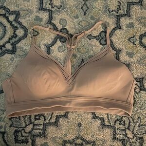 Athleta Tan Seamless Bralette with Adjustable Straps